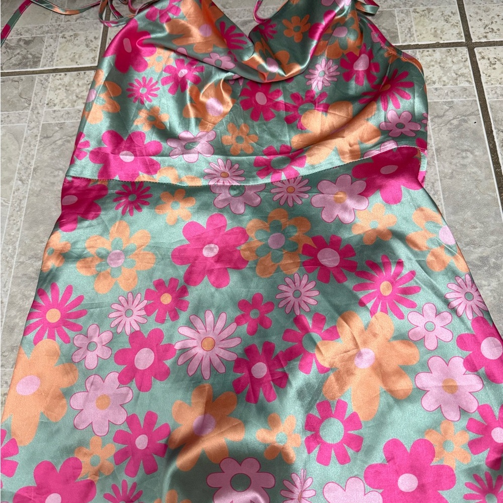 SHEIN Multicolor Floral Dress